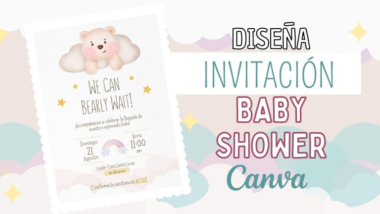¡Deslumbrante diseño de invitación para baby shower de niño!