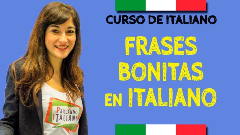 Descubre las palabras más bonitas en italiano que te harán suspirar